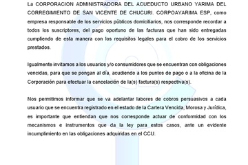 COMUNICADOS A LA OPINION PUBLICA