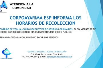 HORARIO DE RECOLECCION