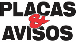 PLACAS Y AVISOS