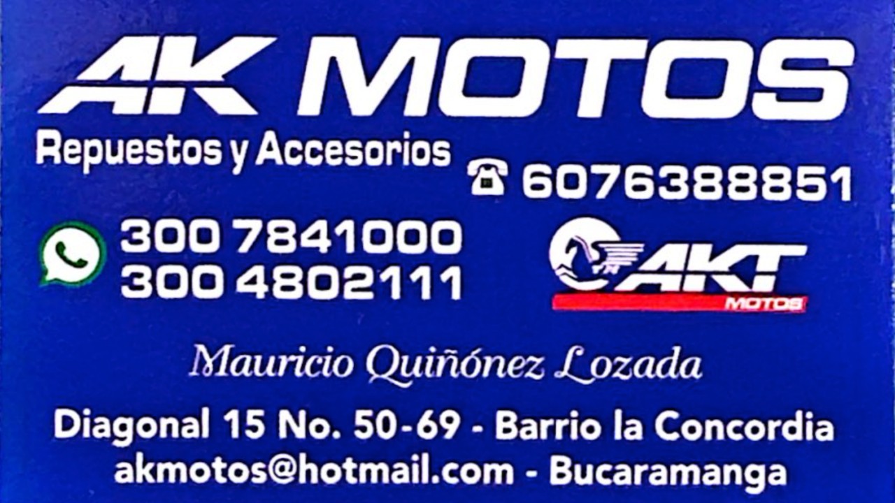 AK MOTOS Repuestos y Accesorios