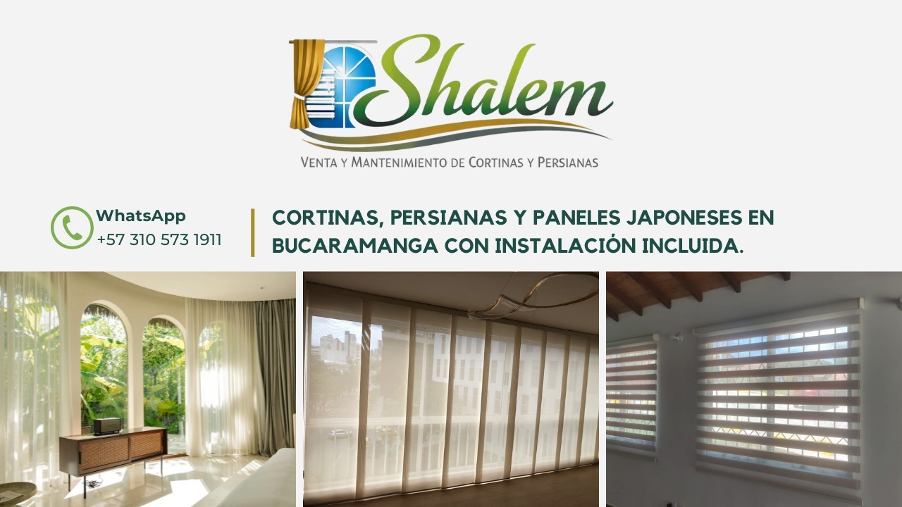 Shalem | Cortinas y Persianas en Bucaramanga