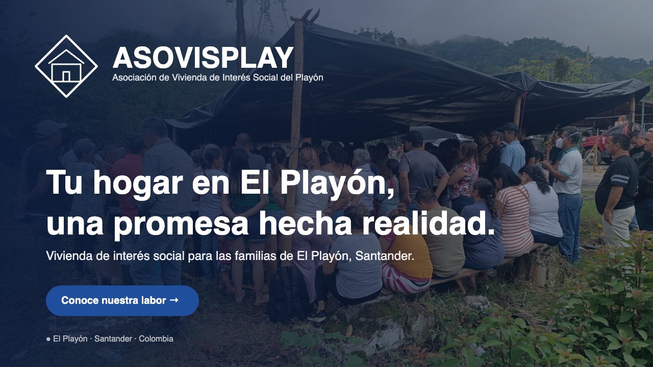 Asovisplay | Vivienda de Interés Social en El Playón