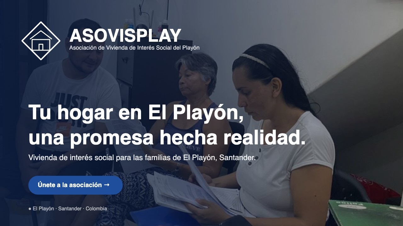 Asovisplay | Vivienda de Interés Social en El Playón