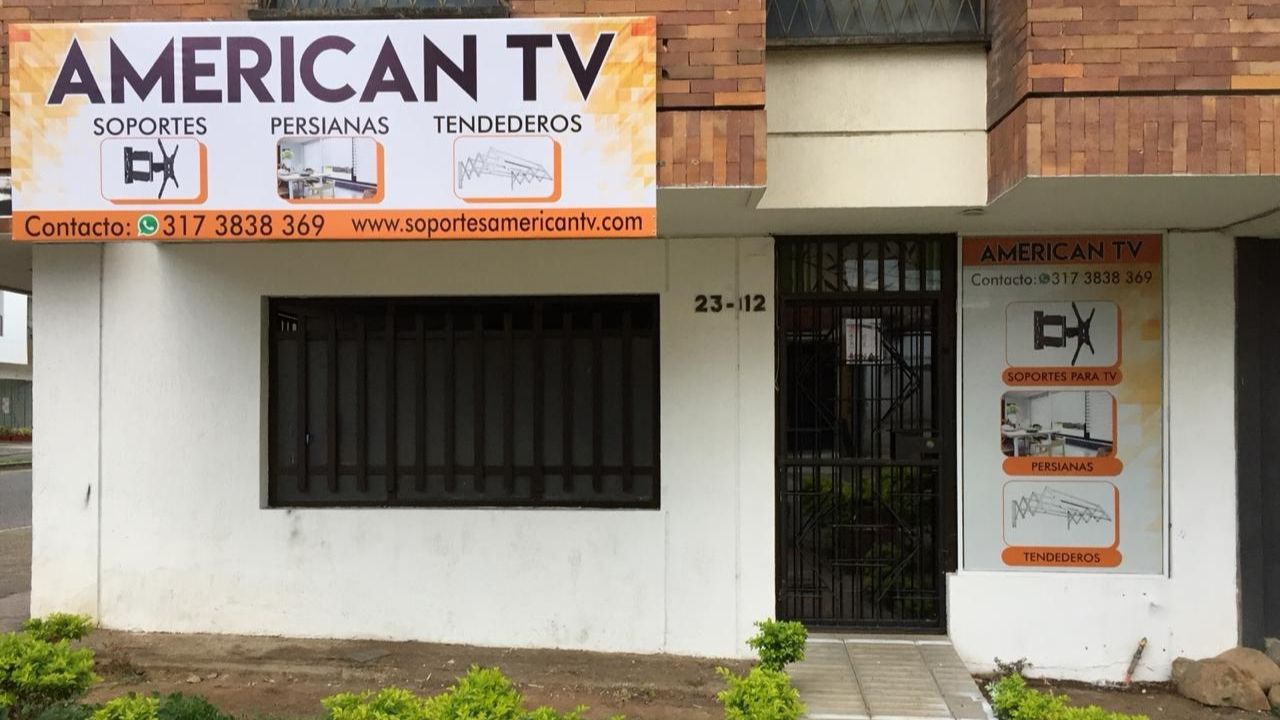 SOPORTES Y PERSIANAS AMERICAN TV